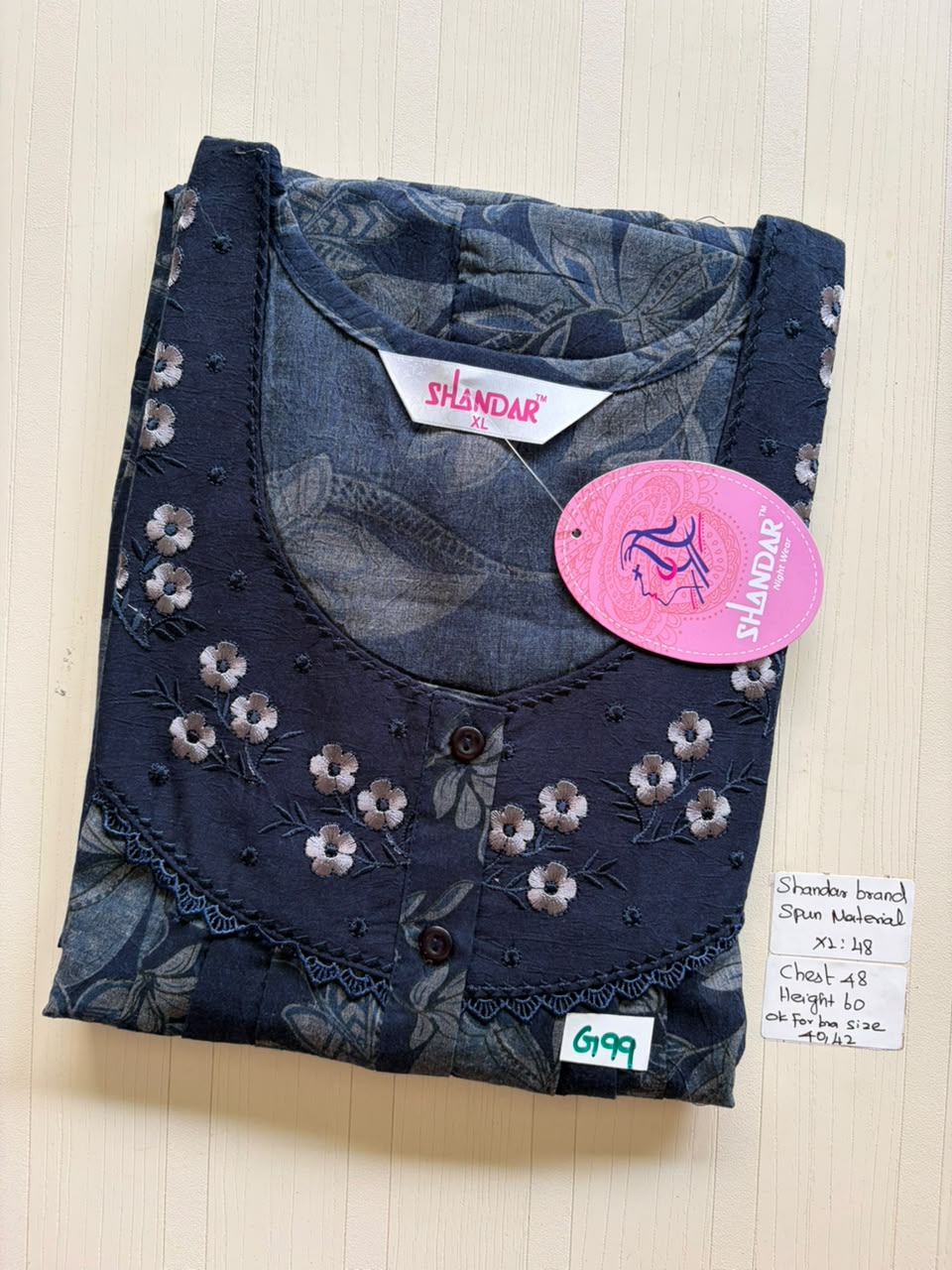 CSS 481 Height Shandar Spun nighty