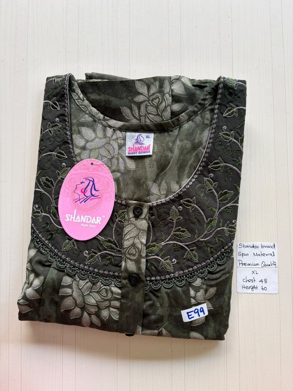 DSS 259 Height Shandar Spun nighty