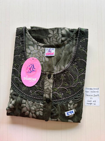 DSS 259 Height Shandar Spun nighty
