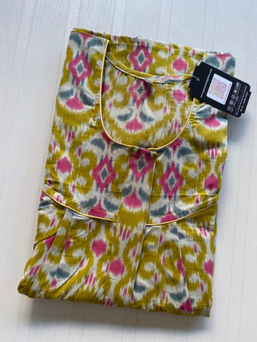 AASBP 122 Peacock Pleats Zip Nighty BP BPS APS BPS CPS DPS