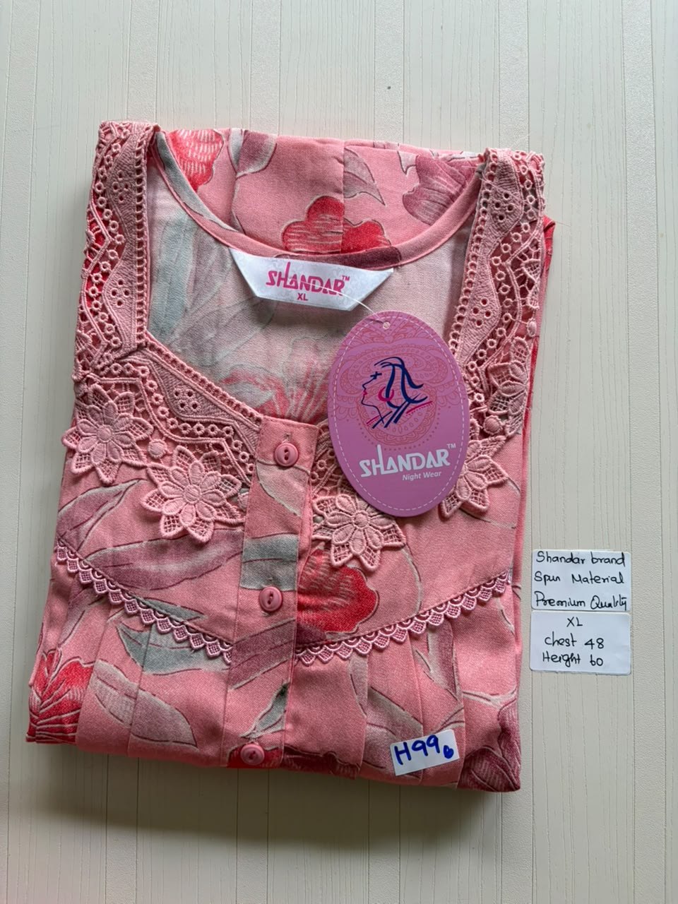 CSS 308 Height Shandar Spun nighty