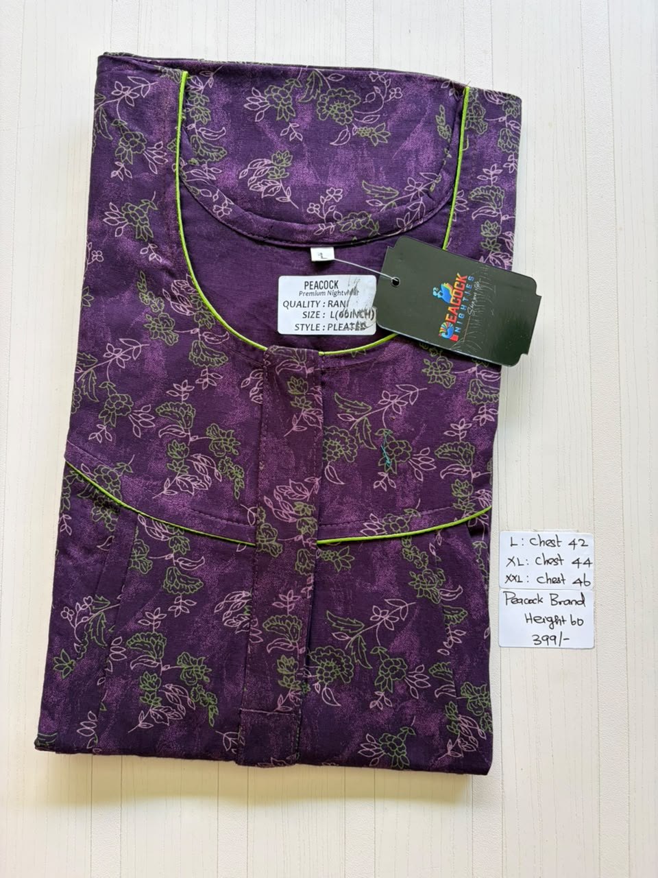AAS5135 Peacock pleats Zip premium quality BP HP DD LPS CPS DPS