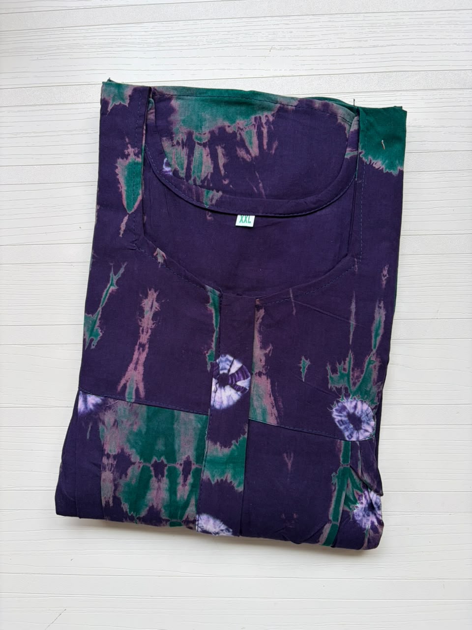 AASBP 301 Peacock Pleats Zip Nighty BP DPS
