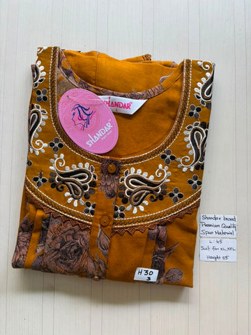 BS413 Shandar Spun nighty