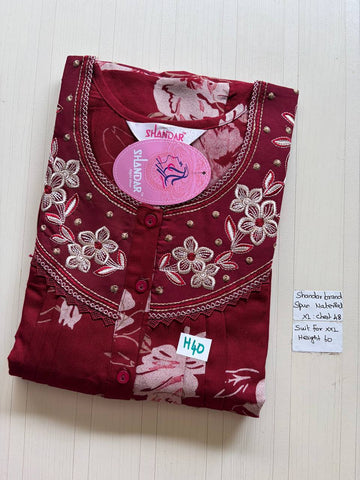 css 624 Shandar Spun nighty