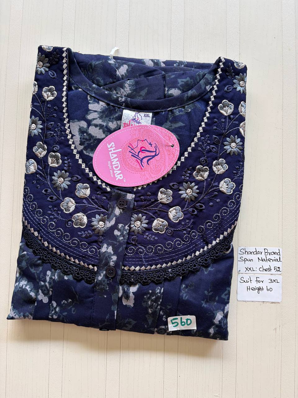 Dss 318 Shandar Spun nighty