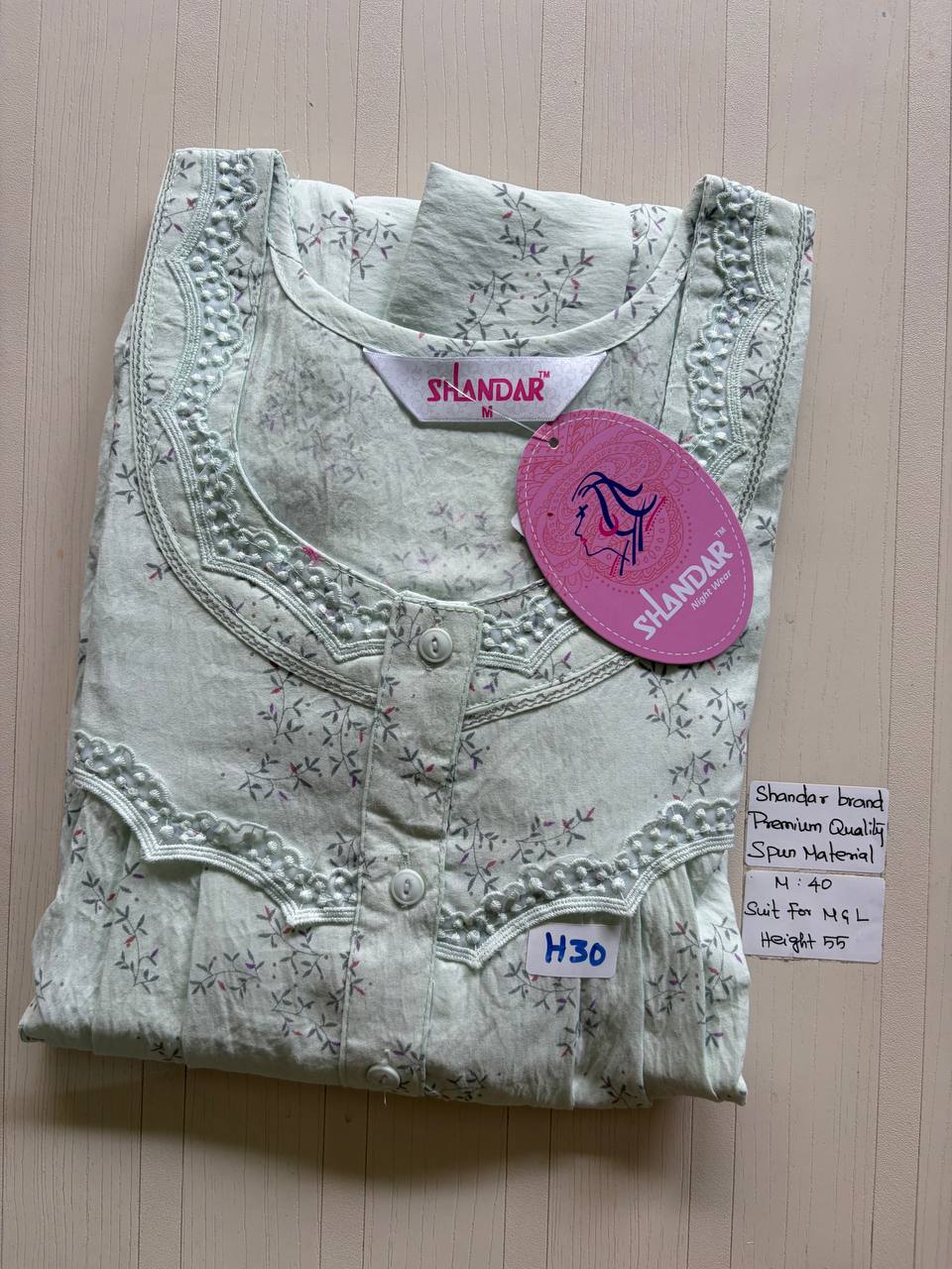 ASS140 Shandar Spun nighty