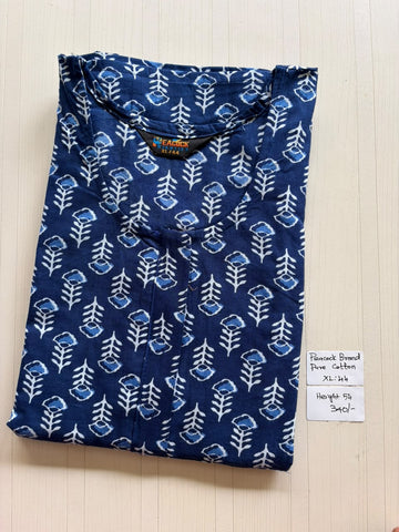AASZ 269 Height Peacock Zip Nighty BP CPS