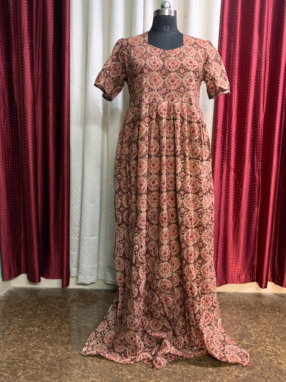 MFS158 Peacock Height maxi frock YY1 YY2