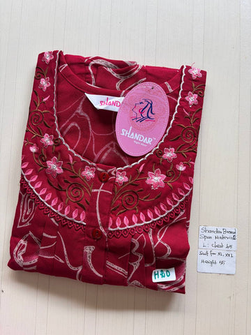 bss 349 Shandar Spun nighty