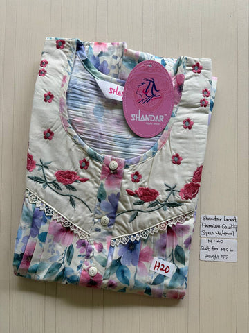 ASS180 Shandar Spun nighty