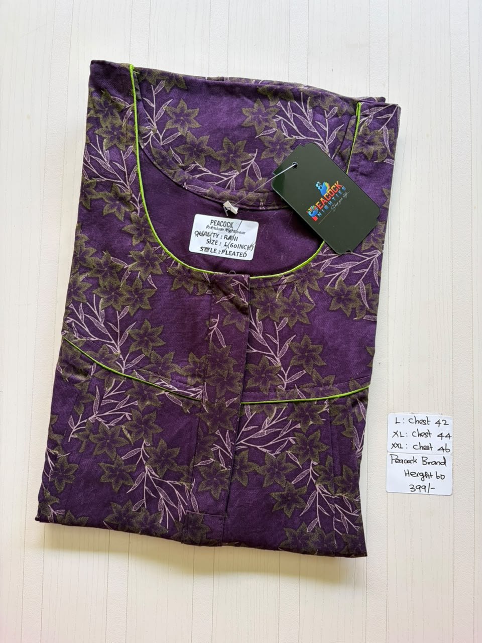 AAS5132 Peacock pleats Zip premium quality BP HP DD LPS CPS DPS