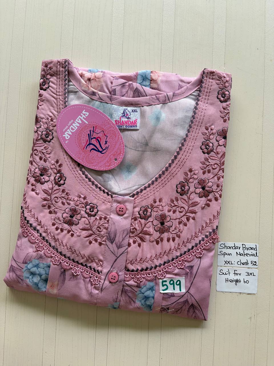 Dss 345 Shandar Spun nighty