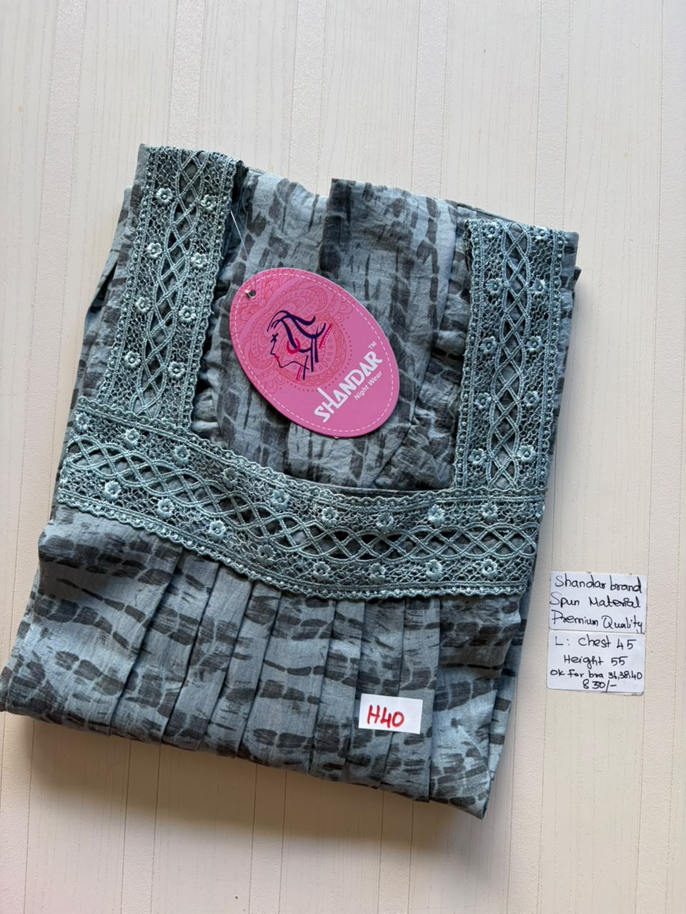 BSS 003 Shandar Spun nighty
