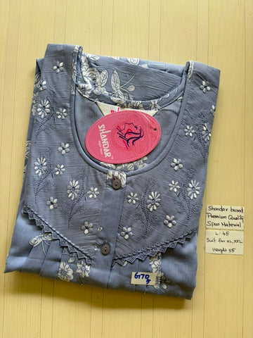 BS226 Shandar Spun nighty