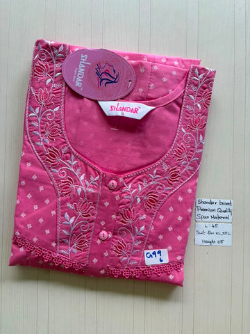 BS273 Shandar Spun nighty