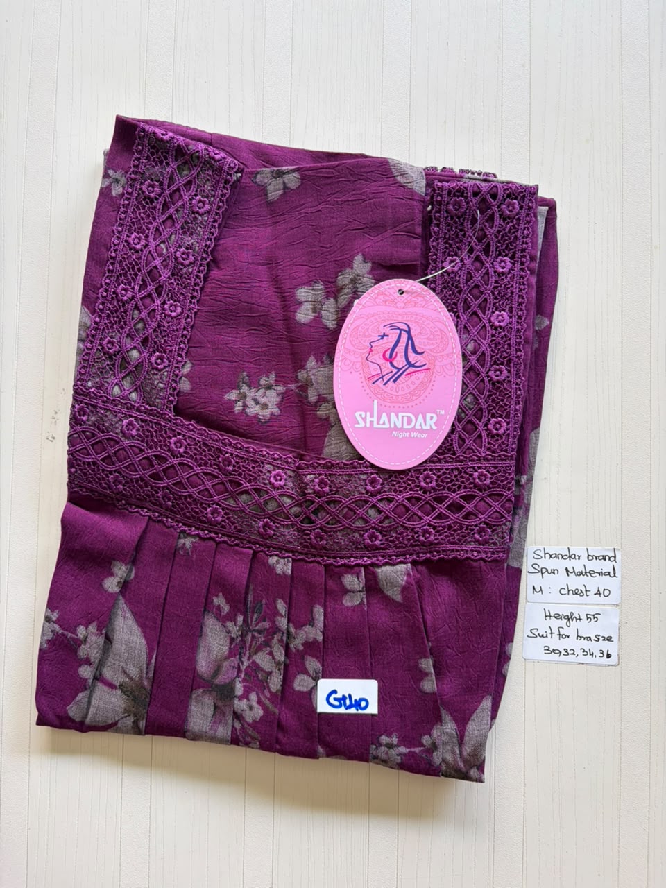 ASS 409 Shandar Spun nighty