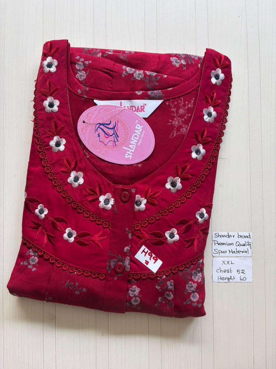 DSS084 Height Shandar Spun Nighty