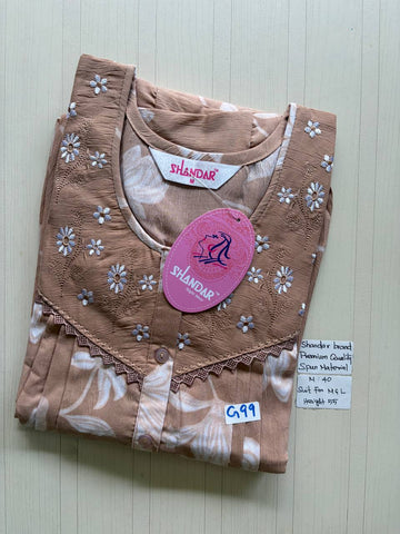 ASS209 Shandar Spun nighty