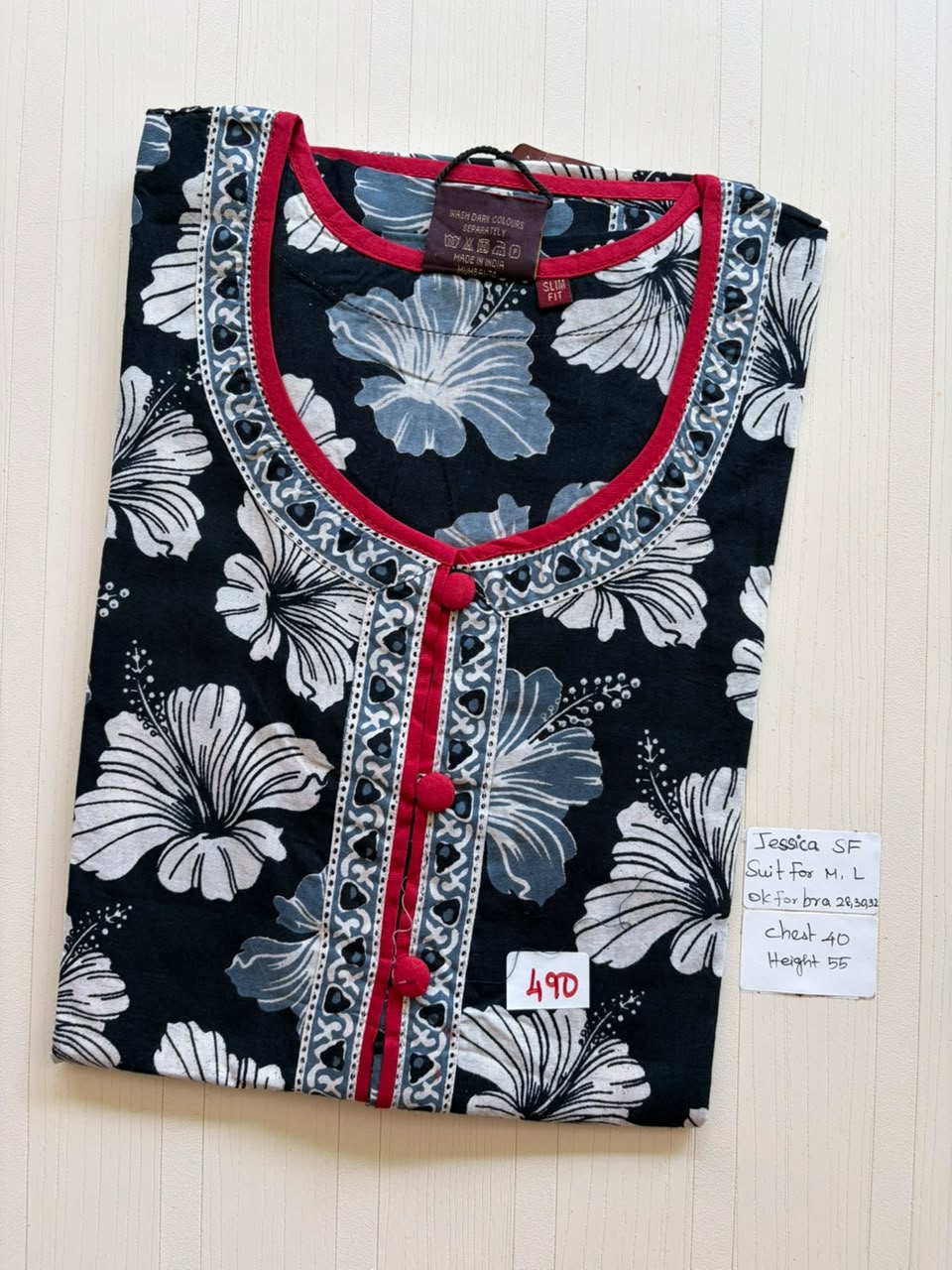 AJS 182 Jessica Slimfit VV AL JC Nighty 550