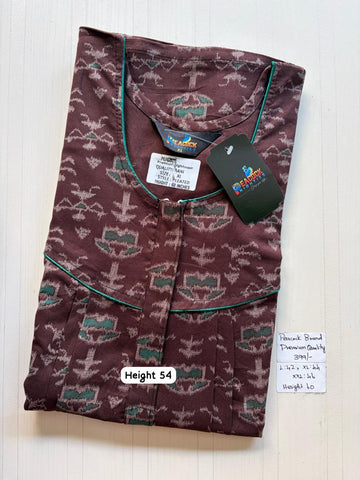 AAS5282 Peacock pleats Zip premium quality BP DD CPS DPS Height 54