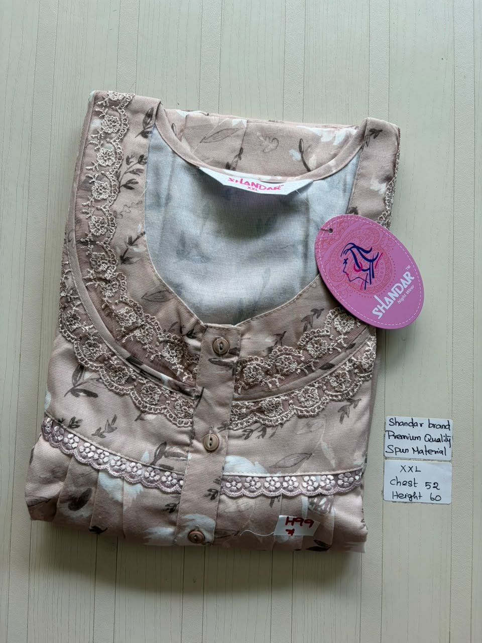 DSS110 Height Shandar Spun Nighty