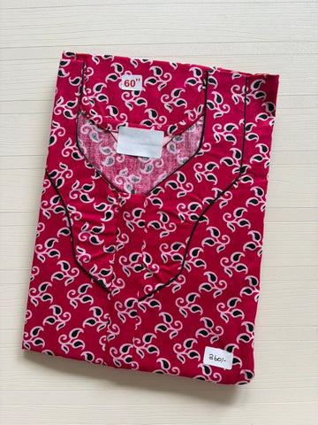 AASZ 159 Height Peacock Zip Nighty BP DPS