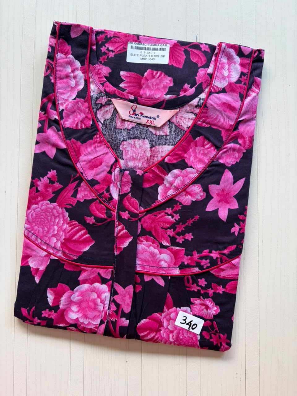 AASKZ 009 Peacock Zip Nighty BP DPS