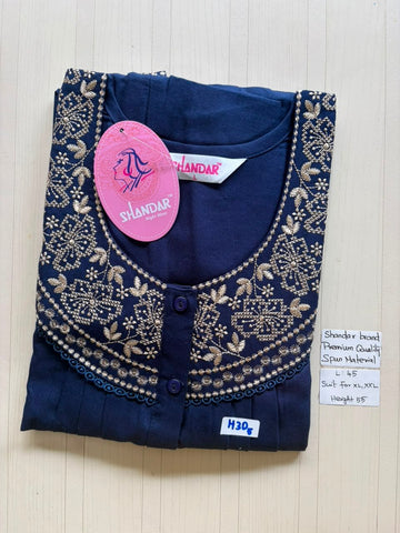 BS407 Shandar Spun nighty