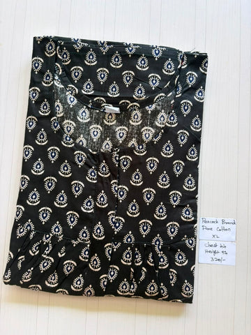 AASBP025 Peacock Pleats Zip Nighty BP