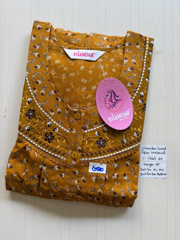 BSS 124 Shandar Spun nighty