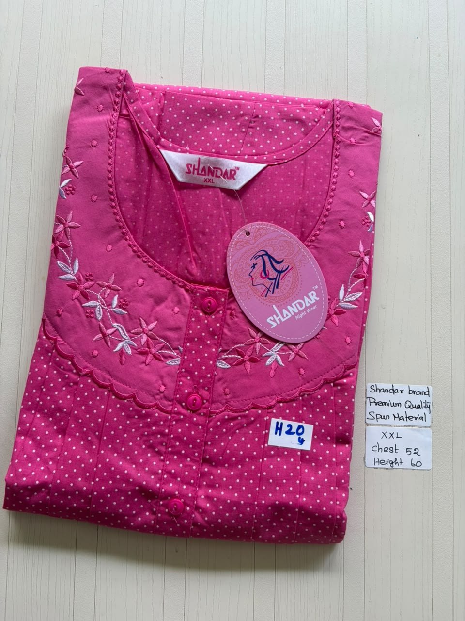 DSS223 Height Shandar Spun Nighty