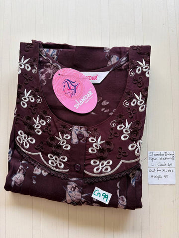 bss 433 Shandar Spun nighty