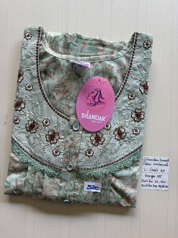 BSS 154 Shandar Spun nighty