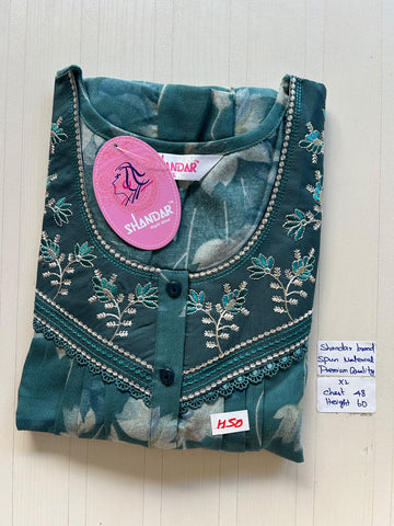 CSS 502 Height Shandar Spun nighty