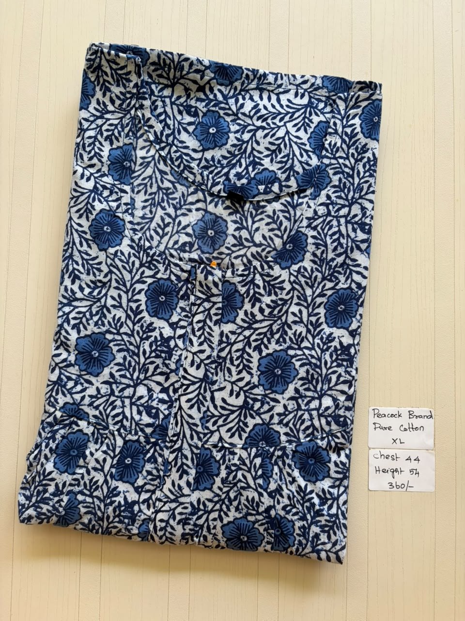 AASBP003 Peacock Pleats Zip Nighty