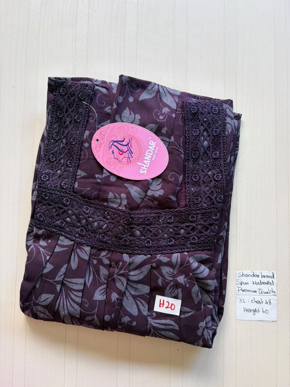 CSS 396 Height Shandar Spun nighty XX1