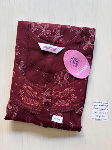 DSS 272 Height Shandar Spun nighty