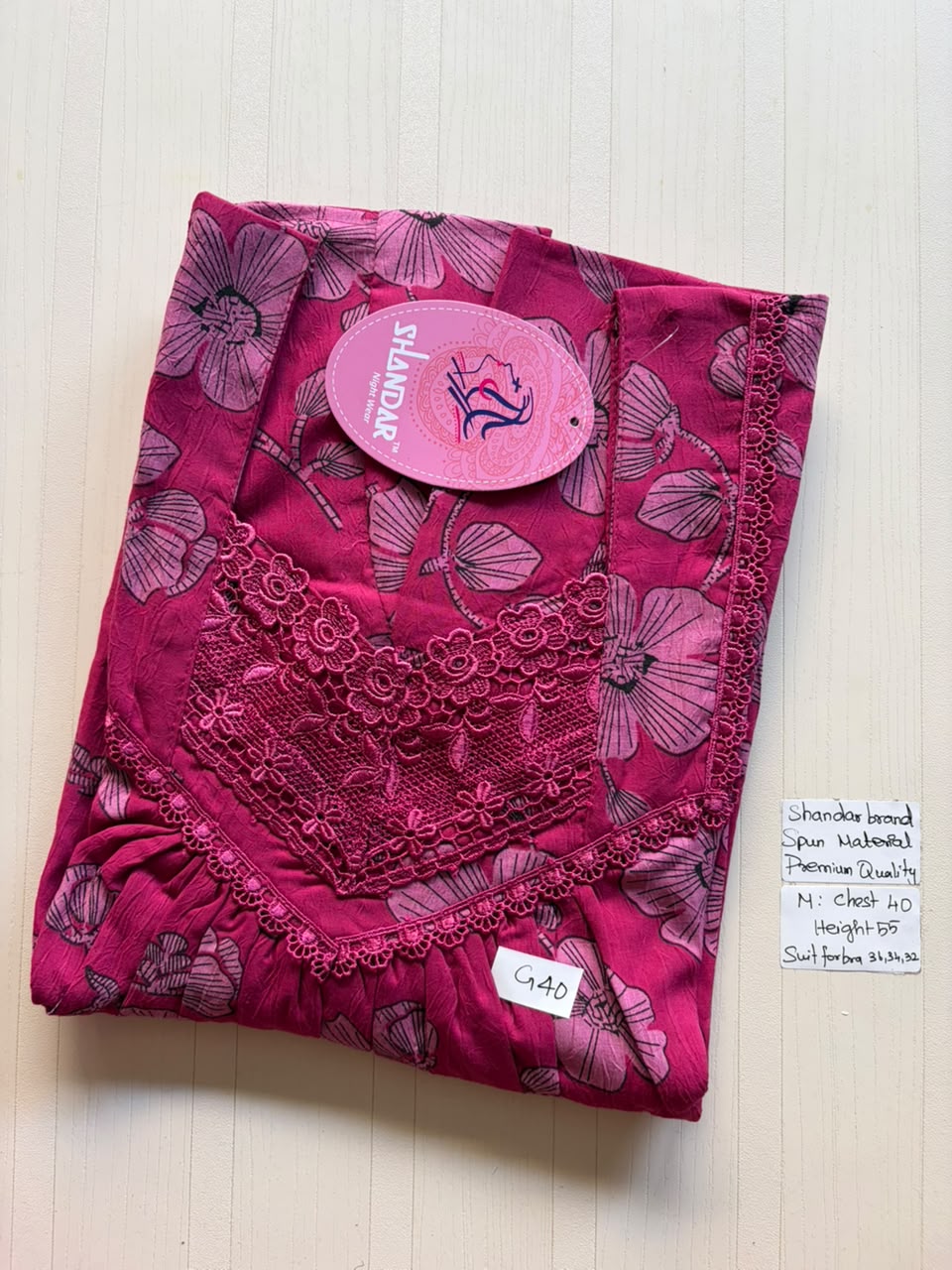 ASS 362 Shandar Spun nighty
