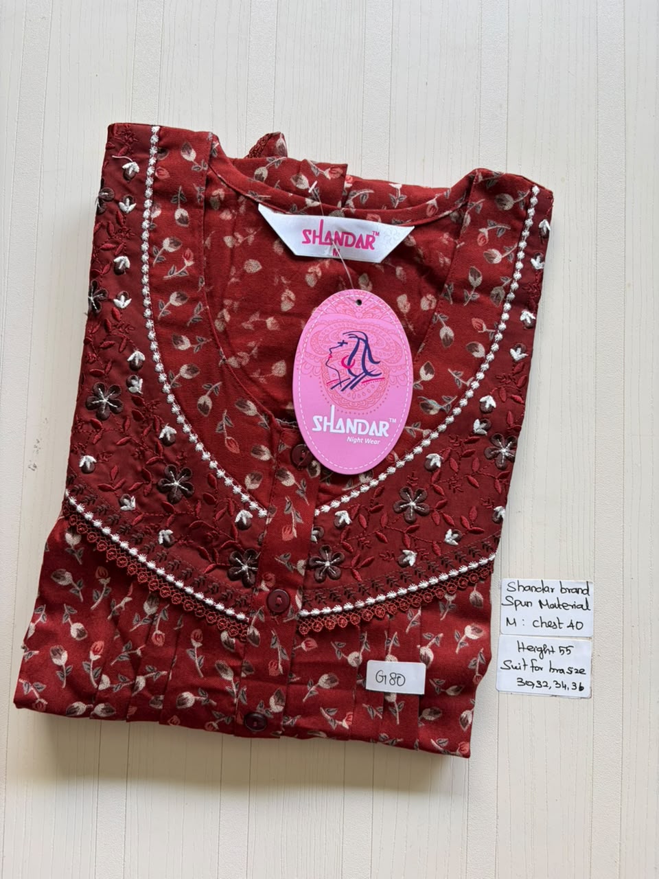 ASS 452 Shandar Spun nighty