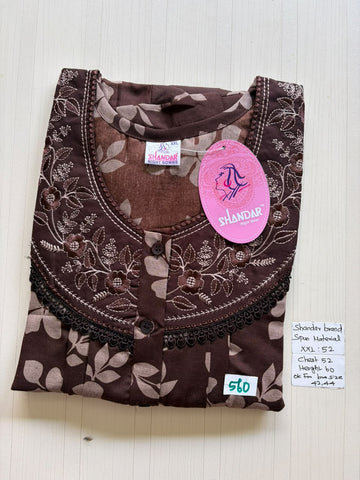 DSS 196 Height Shandar Spun nighty