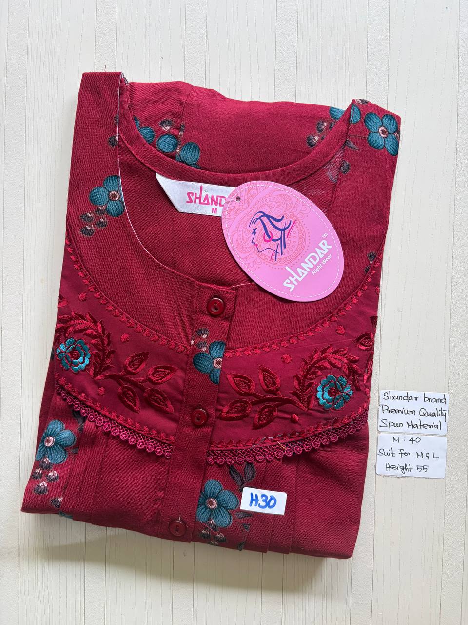 ASS098 Shandar Spun nighty