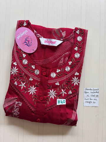 css 614 Shandar Spun nighty