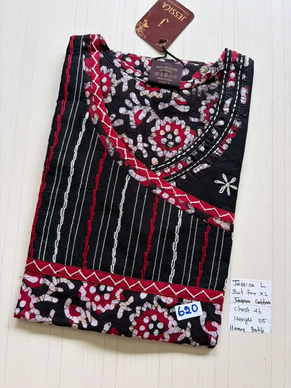 BJS 929 Jessica VV Batik Nighty