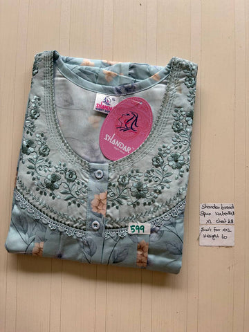 css 590 Shandar Spun nighty