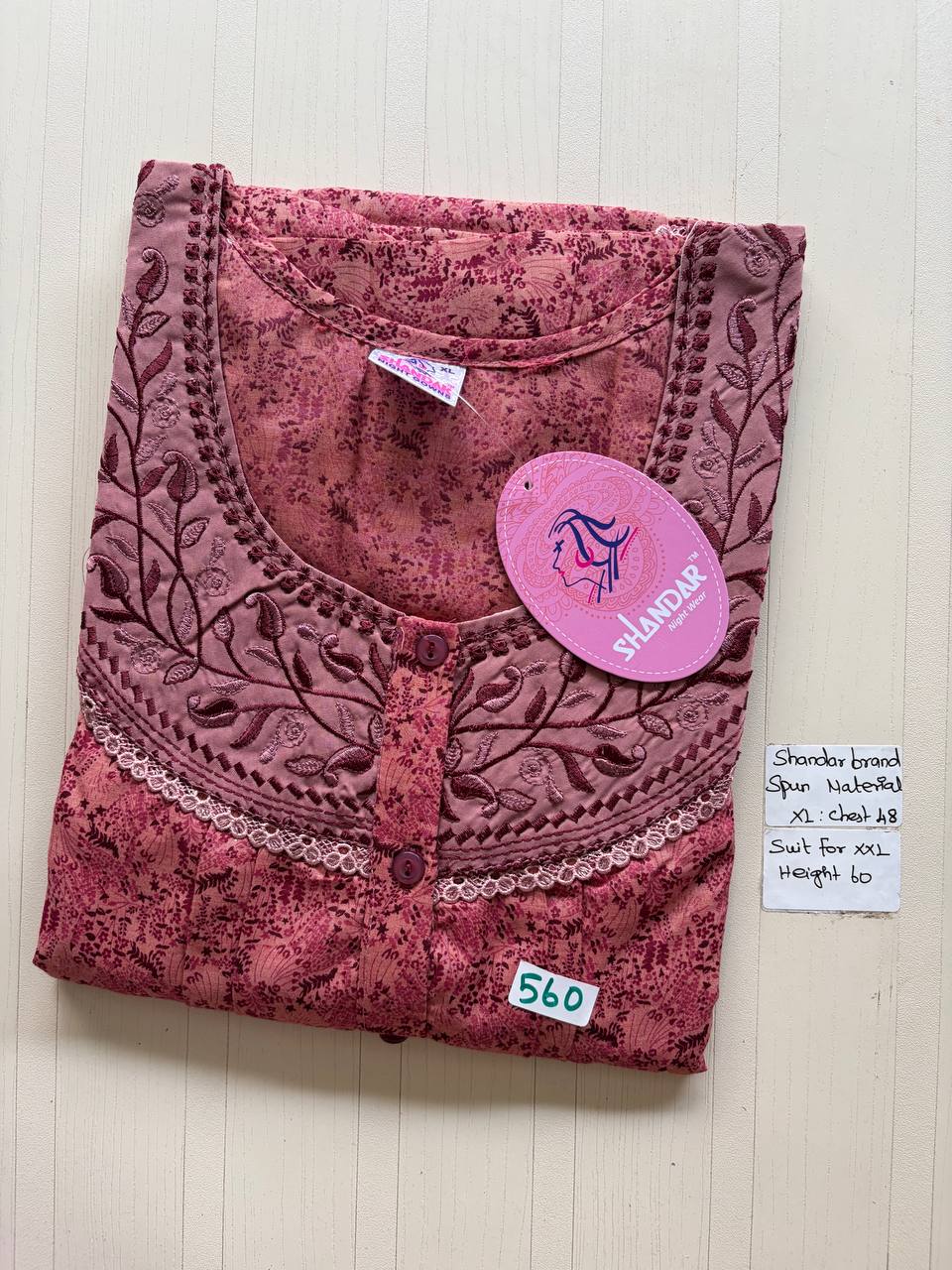 css 573 Shandar light Spun nighty