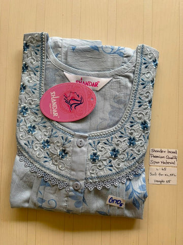 BS229 Shandar Spun nighty