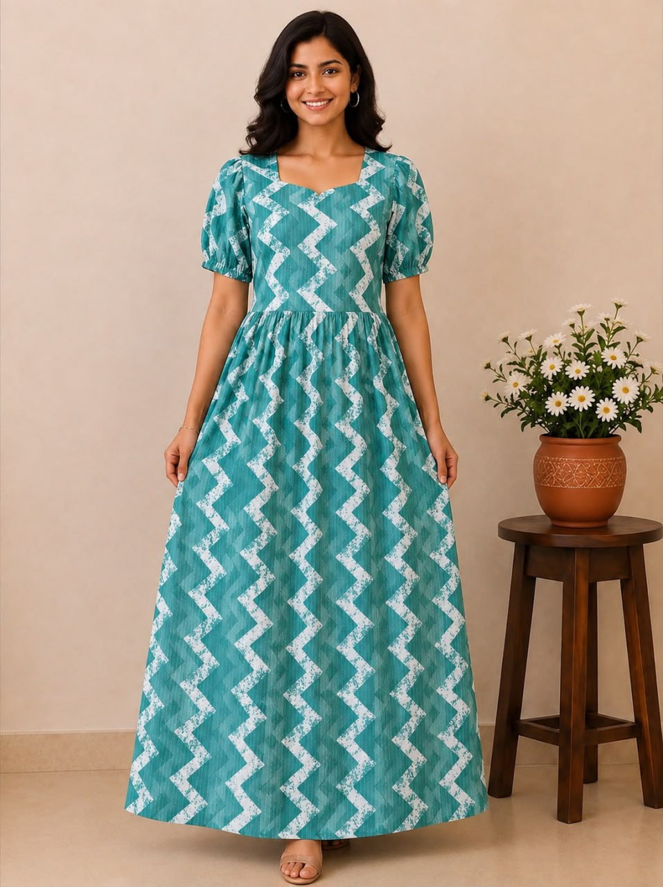 MFS222 Peacock Height maxi frock YY1 YY2