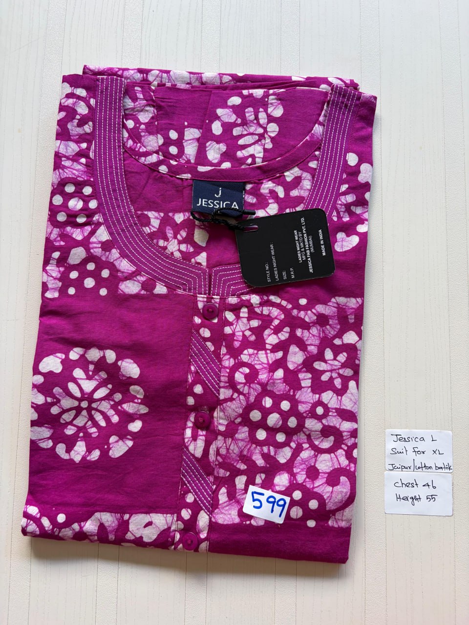 BJS 1638 Jessica VV AL JC Nighty 550