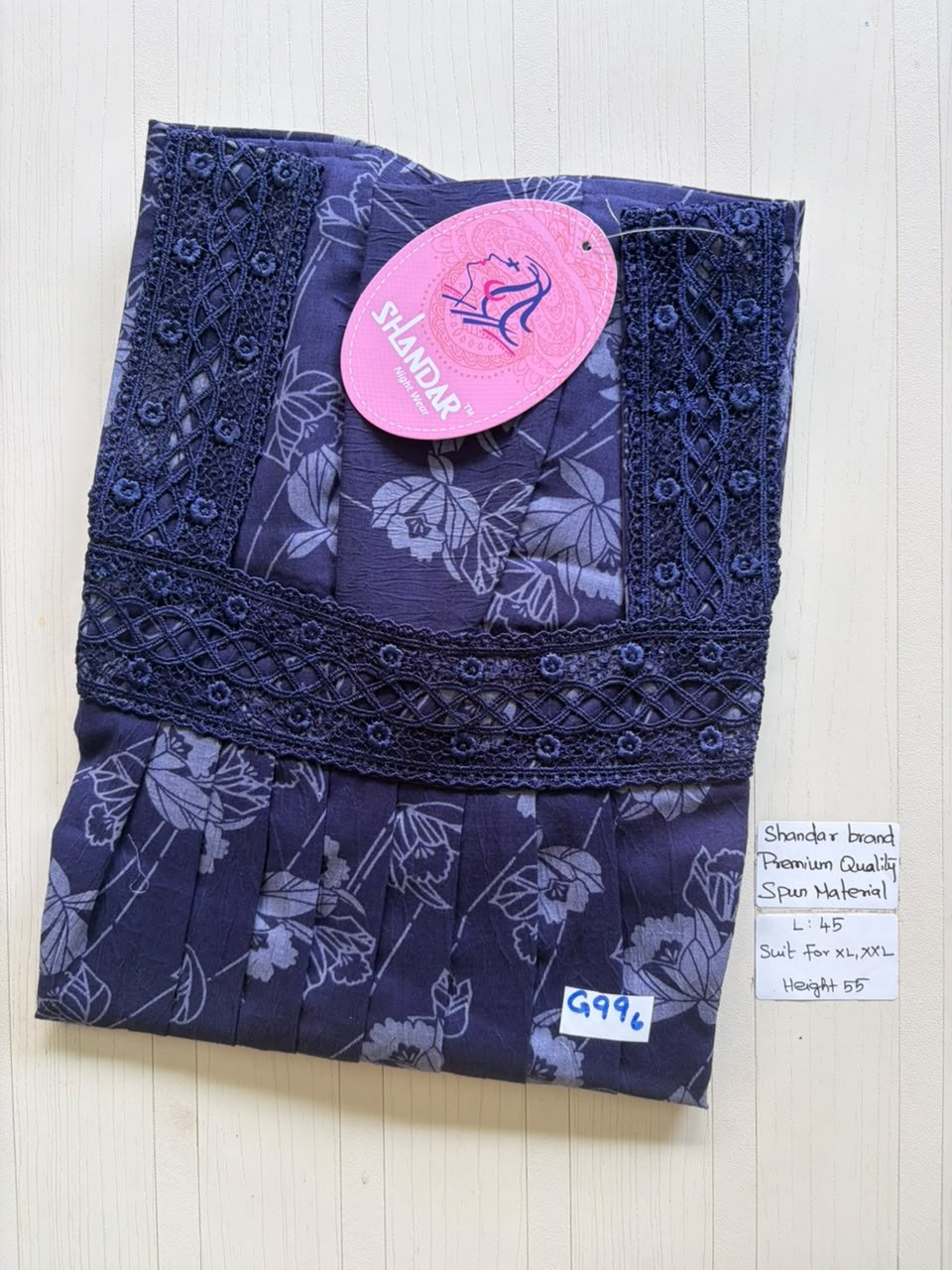 BS323 Shandar Spun nighty